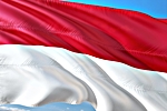 Indonesia flag (courtesy of Pixabay.com)